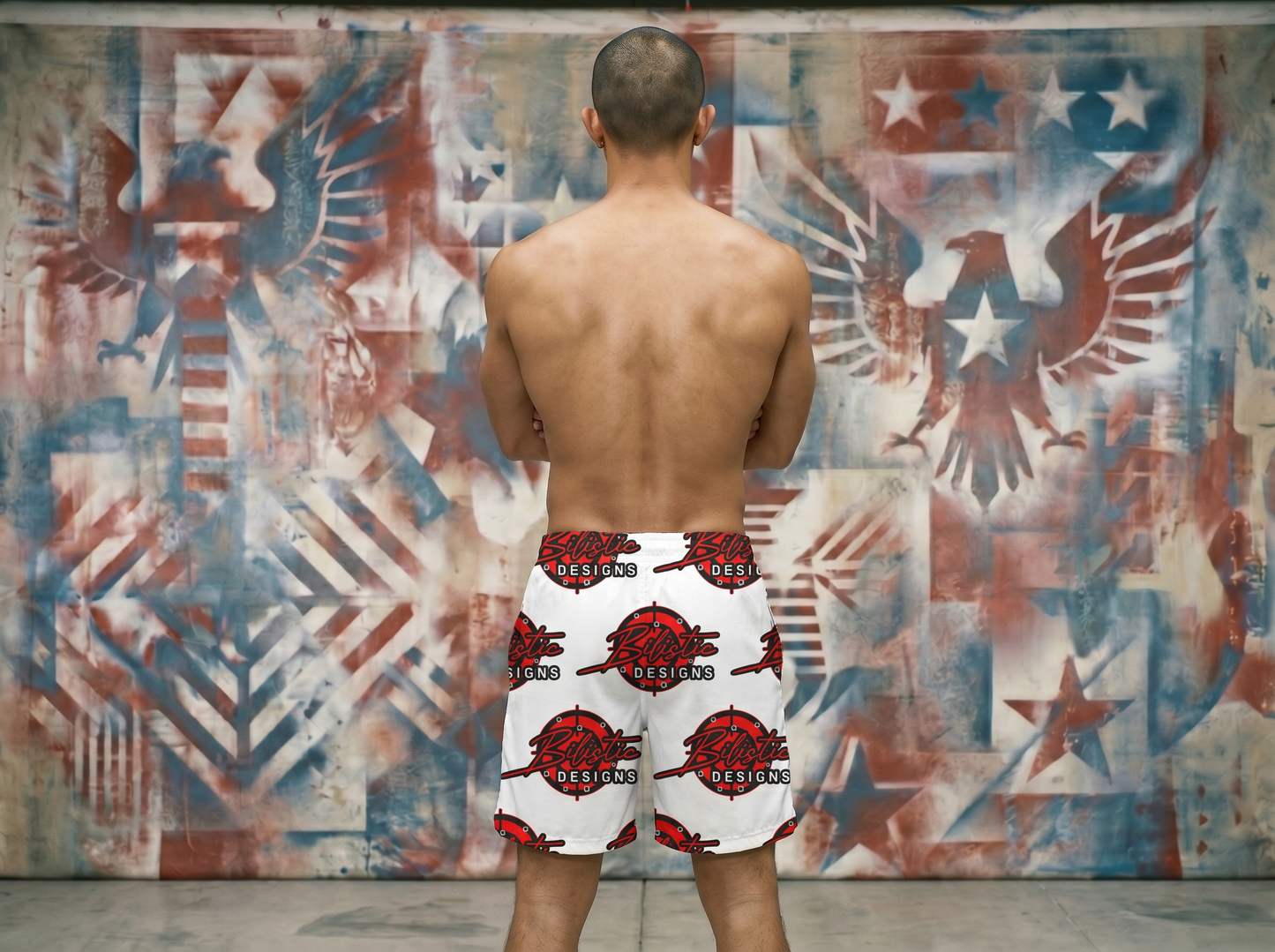 Bilistic Signature Logo Swim Trunks