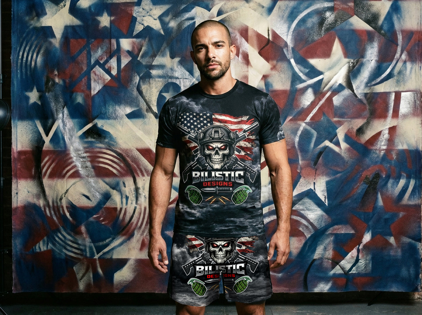 Grenade Skull T Shirt