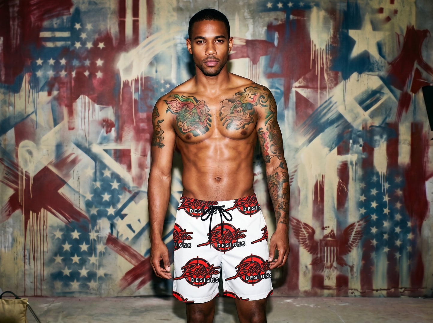 Bilistic Signature Logo Swim Trunks
