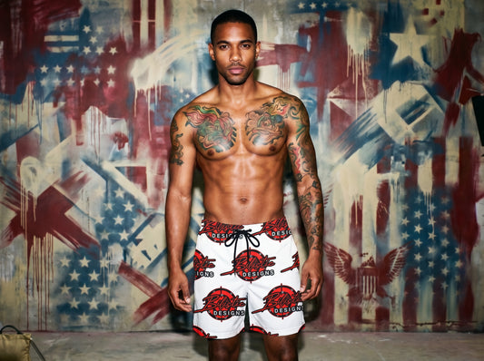 Bilistic Signature Logo Swim Trunks