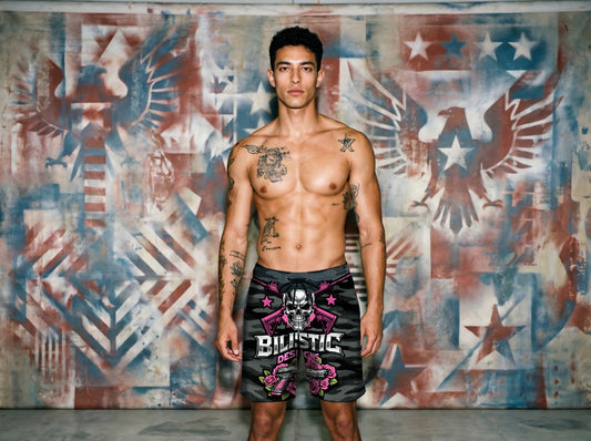 Rifle Skull Swim Trunks
