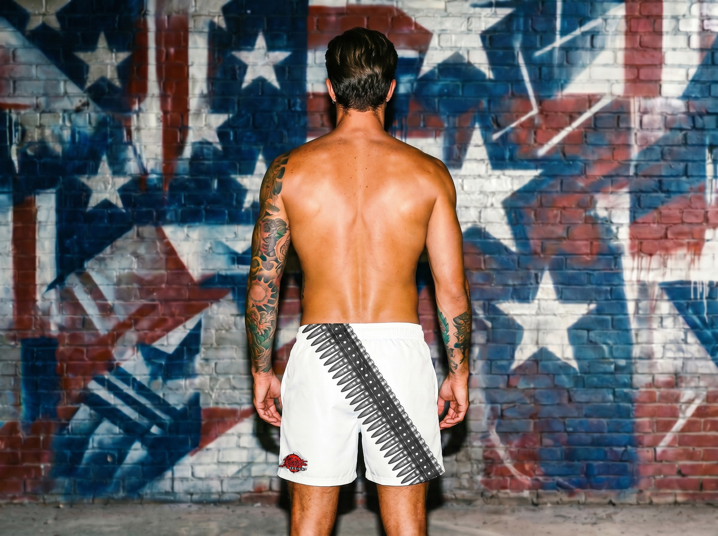 Ammo Belt Swim Trunks